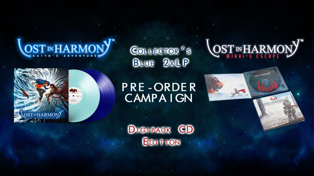 Vinyl and CD for Lost in Harmony