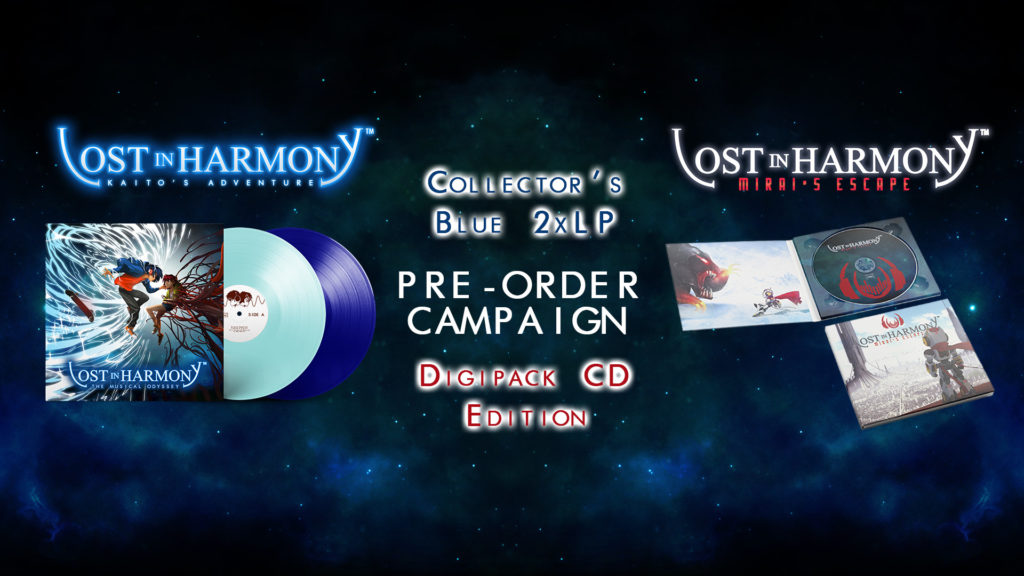 Vinyle and CD for Lost in Harmony