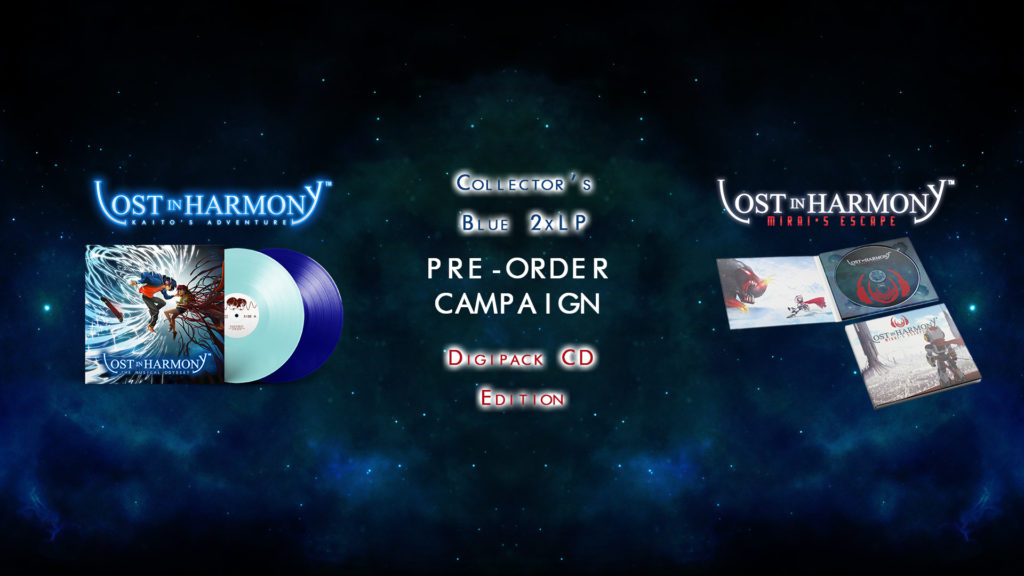 Vinyl and CD for Lost in Harmony