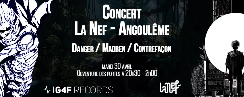 Concert La Nef Angoulême