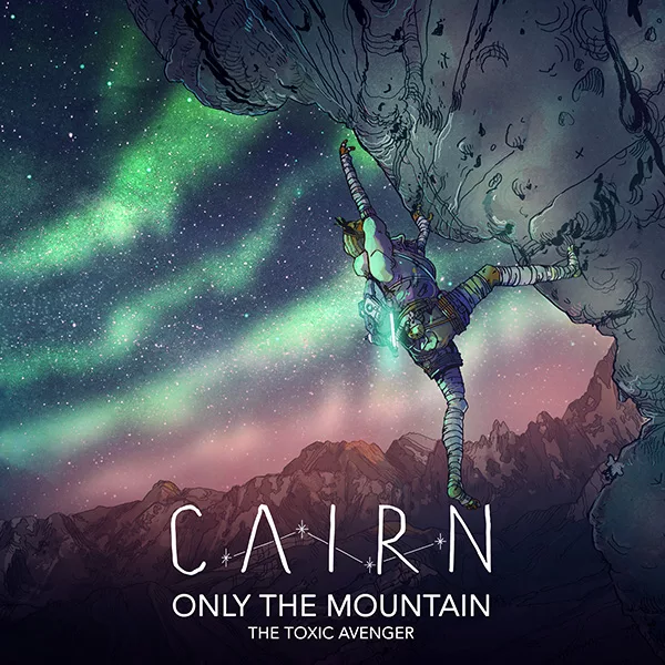The cover art of Only the Mountain by Toxic Avenger, single from video game Cairn's Original Soundtrack.