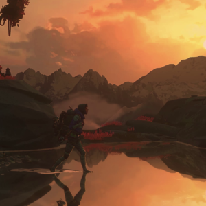 Landscape du jeu vidéo Cairn.